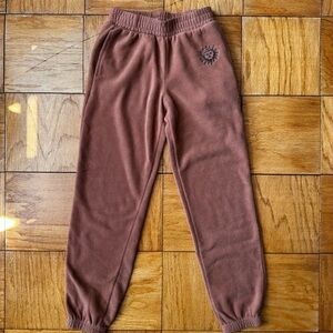 Fleece Sun Detail Joggers